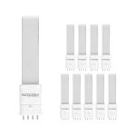Multipack 10x Noxion Lucent PL-S LED 4.5W 600lm - 840 Cool White | Replaces 9W