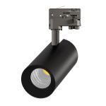 Noxion LED Tracklight 3-Phase Ecowhite Aluminium Black 30W 3210lm 36D - 840 Cool White | UGR <19