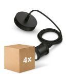 Multipack 4x Philips Cord Vintage Black