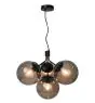 Nordlux Pendant Ivona Black - Metal | 4x E27 Max 28W