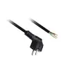 Cable Schuko Plug 3x0.75 3M Black