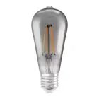 Ledvance Smart+ Wifi E27 Edison Classic Filament Smoky 6W 540lm - 825 Extra Warm White | Dimmable - Replaces 50W